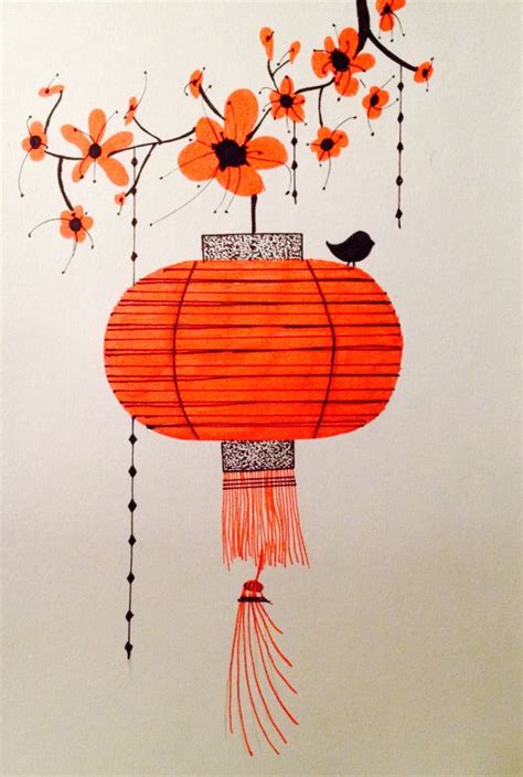 How To Draw Chinese Lantern Chinese lanterns are collectively referred to as light colors and ...