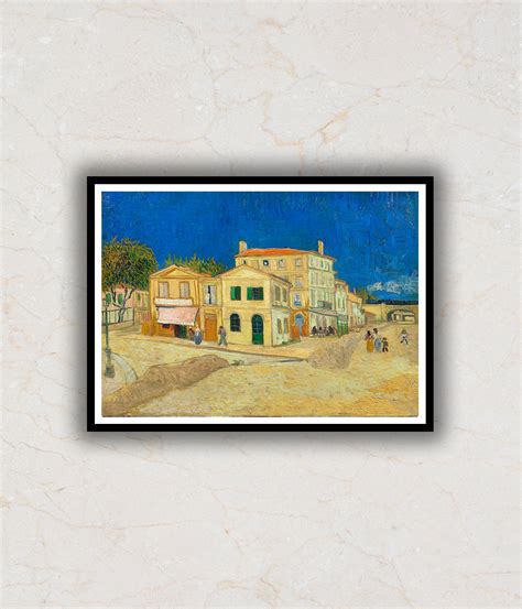 The Yellow House (1888) Artwork Painting For Home Wall Art DŽcor By Vi ...