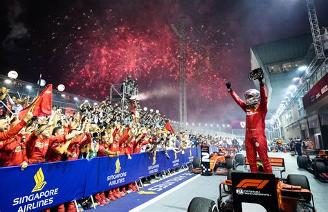 Formula 1: Sebastian Vettel wins 2019 Singapore Grand Prix