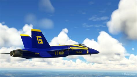 F/A-18C Blue Angels #2-6 for Microsoft Flight Simulator | MSFS