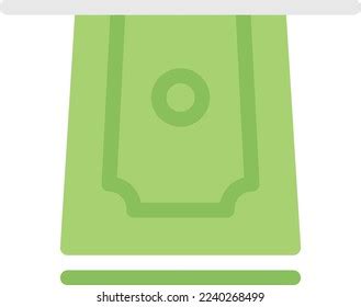 Cash Vector Illustration On Transparent Background Stock Vector ...