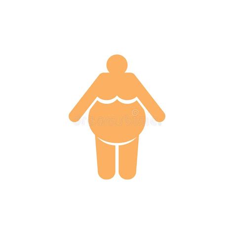 Obesity Vector Icon Design Template Stock Vector - Illustration of background, idea: 198655166