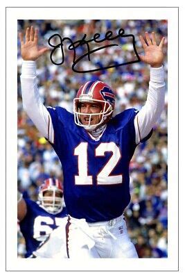 JIM KELLY Signed Autograph PHOTO Gift Signature Print BUFFALO BILLS NFL Football | eBay