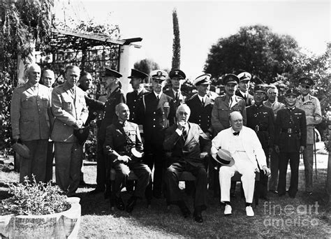 Cairo Conference, 1943 Photograph by Granger