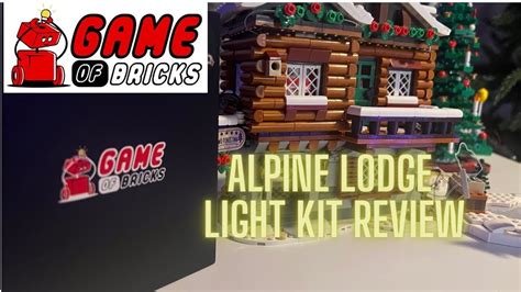 Game of Bricks Alpine Lodge Light Kit Review - YouTube