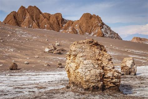 Moon Valley Dramatic Landscape at Sunset, Atacama Desert, Chile Stock Photo - Image of range ...