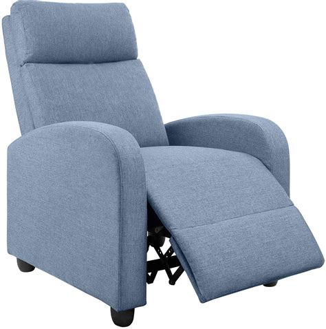 Homall Fabric Recliner Chair Adjustable Modern Home Theater Seating Si ...