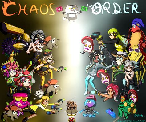 Splatoon 2 Final Splatfest: CHAOS vs ORDER by BiniPulsar on DeviantArt