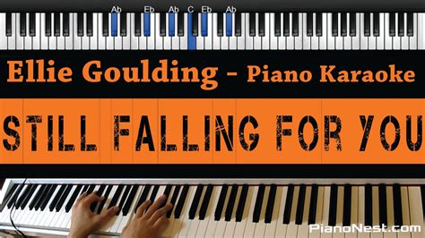 Ellie Goulding - Still Falling for You - Piano Karaoke / Sing Along ...