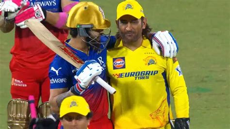 Watch: Virat Kohli, MS Dhoni share a beautiful 'Mahirat' moment in IPL ...