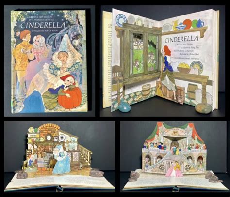VINTAGE 1970S POP-UP Book CINDERELLA RARE Children’s Literature Fairy Tales $60.00 - PicClick