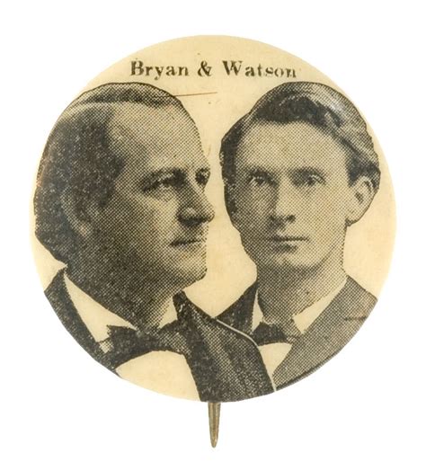 Hake's - POPULIST PARTY 1896 "BRYAN & WATSON" JUGATE.