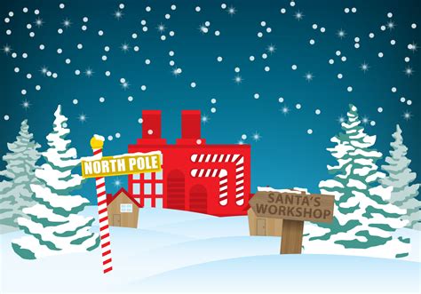 Santas Workshop Clipart