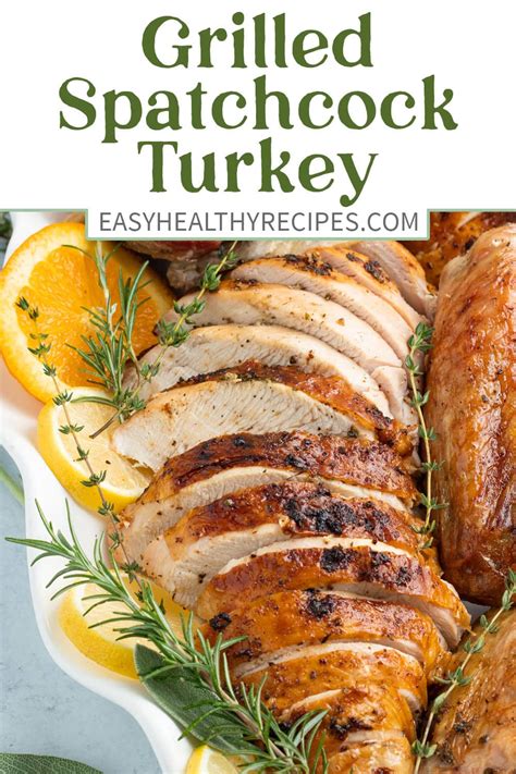 Grilled Spatchcock Turkey with Gravy - Easy Healthy Recipes