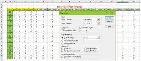 Design of Experiments (DOE) with Excel