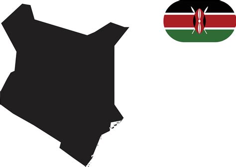 map and flag of Kenya 11175583 Vector Art at Vecteezy