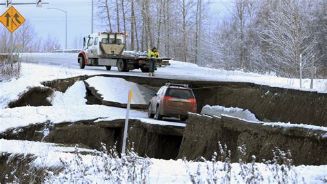 Alaska earthquake: Photos show damage to roads, businesses in and around Anchorage - 6abc ...