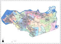 Editable Contra Costa County Map - Illustrator / PDF | Digital Vector Maps