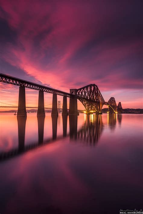 Limited Edition – Forth Bridge Sunset 7 Feb 2015 | Forth bridge, Fife coastal path, Edinburgh ...