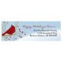 Cardinal Holiday Return Address Labels | Zazzle.com