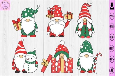 Christmas Gnome Svg Bundle Christmas Svg Graphic by Tadashop Design · Creative Fabrica