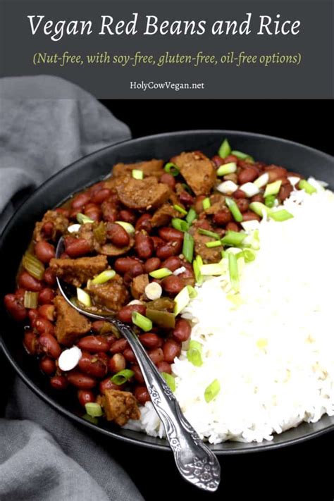 Vegan Red Beans and Rice - Holy Cow Vegan