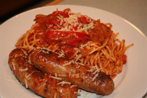 COOK WITH SUSAN: Spaghetti with Italian Sausage, Peppers & Onions