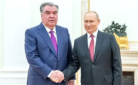 Meeting with President of Tajikistan Emomali Rahmon • President of Russia