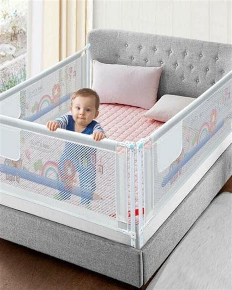 Protective Bed Rail for Toddlers | Etsy in 2021 | Baby crib mattress, Baby cribs, Baby bed