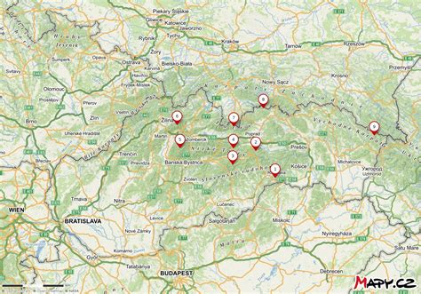 Slovakia National Parks - maps - GoVisity.com