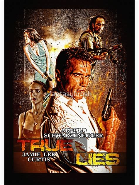 "True Lies" Poster for Sale by fantasybrush | Redbubble