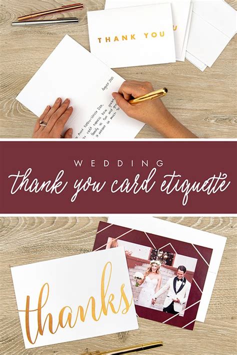 Wedding Thank You Card Etiquette | Nations Photo Lab | Wedding thank ...