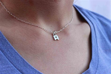Initial Necklace Personalized Initial necklace Initial | Etsy