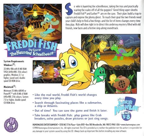 Freddi Fish 2: The Case of the Haunted Schoolhouse Details - LaunchBox Games Database