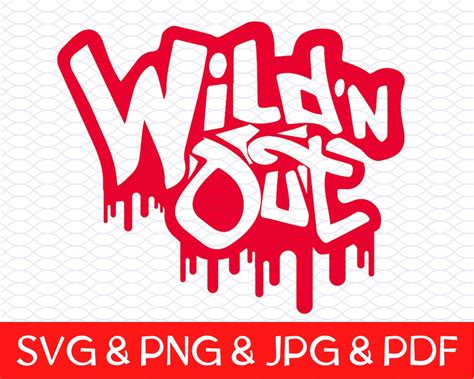 Wildn Out Logo SVG PNG PDF Jpg Instant Download Inactive - Etsy