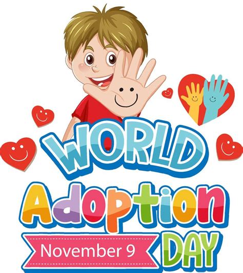 World Adoption Day Logo Design 10959525 Vector Art at Vecteezy