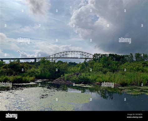 Sault Ste Marie Canal National Historic Site/Internatoional bridge ...