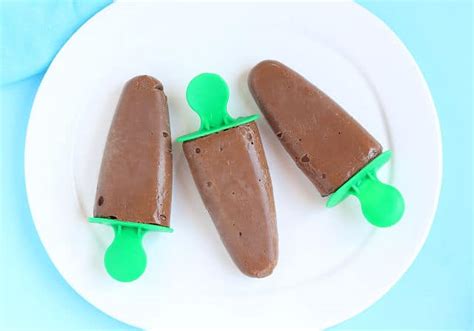 Healthy Chocolate Pudding Pops - Oatmeal with a Fork