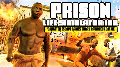 Prison Life Simulator Jail - Gangster Escape Games Scary Architect ...