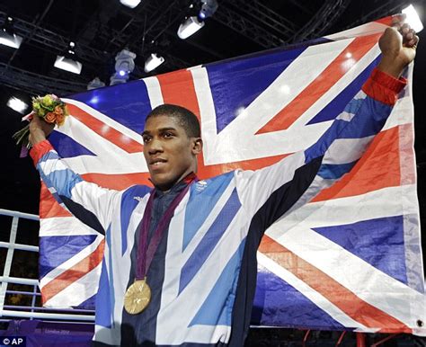 London Olympics 2012: Gold medal-winning boxer Anthony Joshua pictured ...