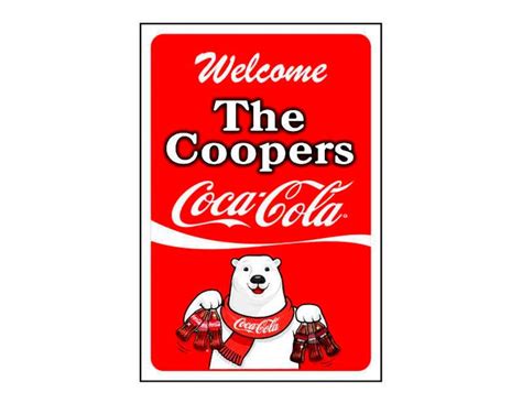 Coca-cola Sign - Etsy