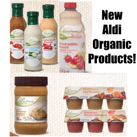 4 New SimplyNature Natural & Organic Products at Aldi Starting 7/3 ...