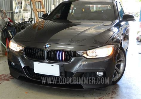 Grill LED M Colour BMW F30, F35 Glossy Black - cool bimmer