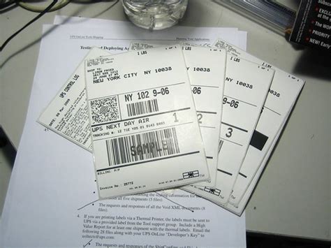 ups labels | getting ready to get certified | Limor | Flickr