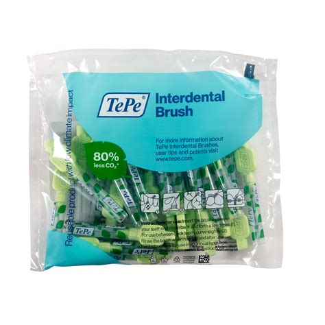 TePe Interdental Brush Extra Soft, Supersoft Dental Brush for Teeth Cleaning, Pack of 25, 0.8 mm ...