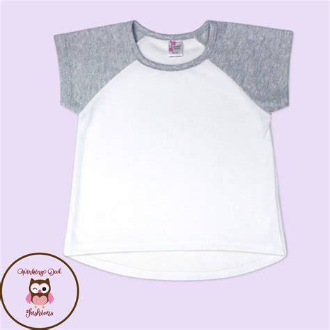 Sublimation Blanks 100% Polyester White / Gray Short Sleeve - Etsy