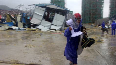 Powerful Typhoon Kills at Least 18 in China - The New York Times