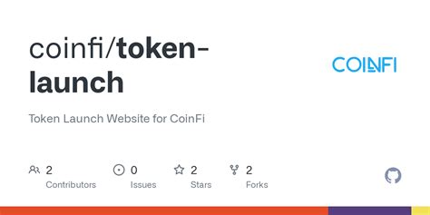 GitHub - coinfi/token-launch: Token Launch Website for CoinFi