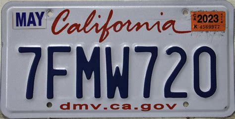 7FMW720 Pair - California - 2023 | Great American Plates