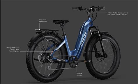 Aventon | Aventure.2 Step Thru | Electric Fat Bike | 28mph